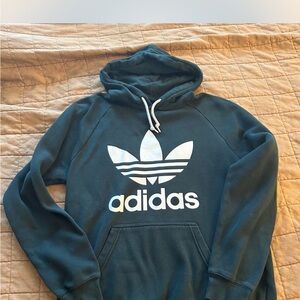 Adidas Men's Green Hoodie